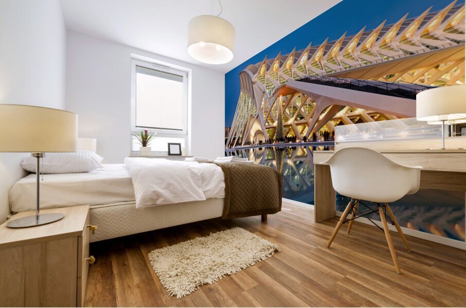 Visit to Museu de les Ciències Príncipe Felipe in Valencia Spa Mural print