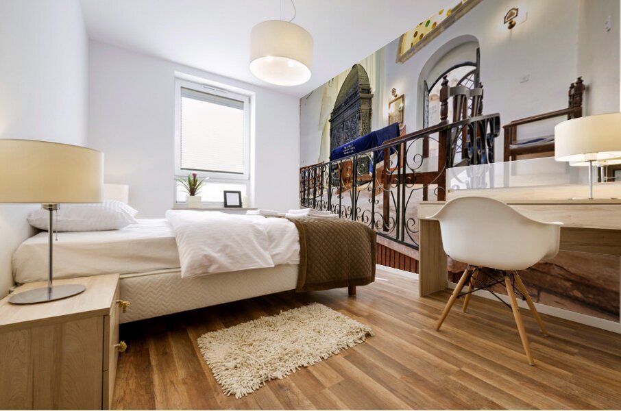 Exploring sephardic synagogues in Jerusalem Israel Mural print