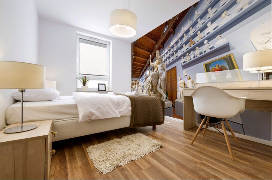 Exploring gipsoteca bartolini in florence tuscany italy Mural print