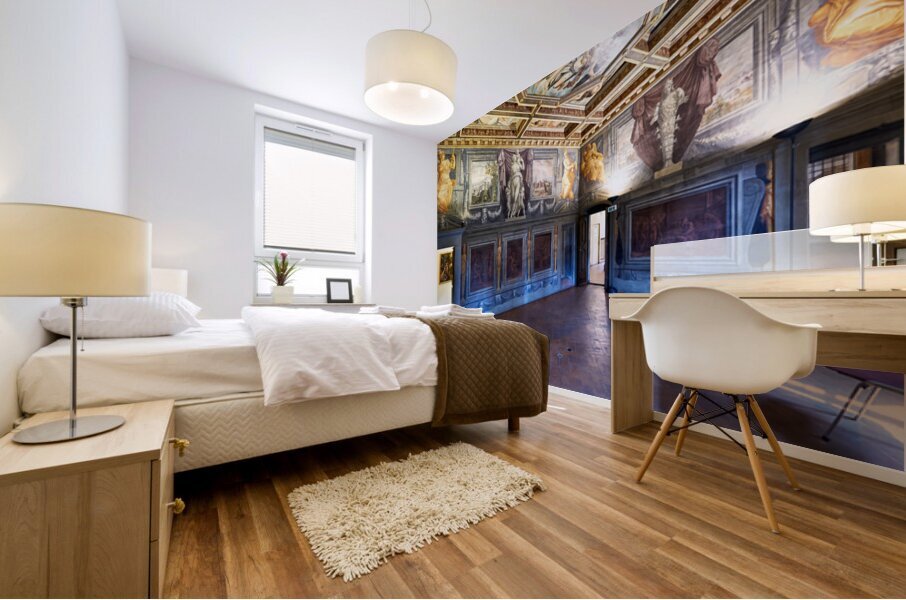 Explore vasari home museum in arezzo tuscany italy Mural print