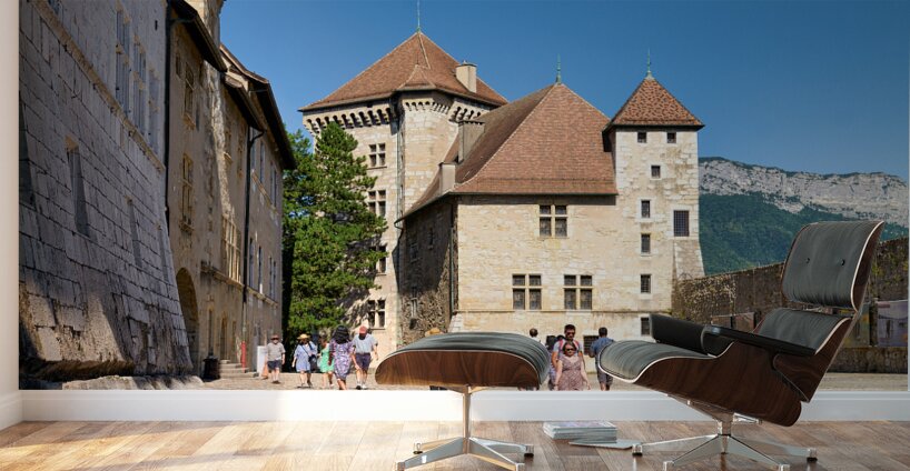 Annecy Haute Savoie France. The castle Wall Murals