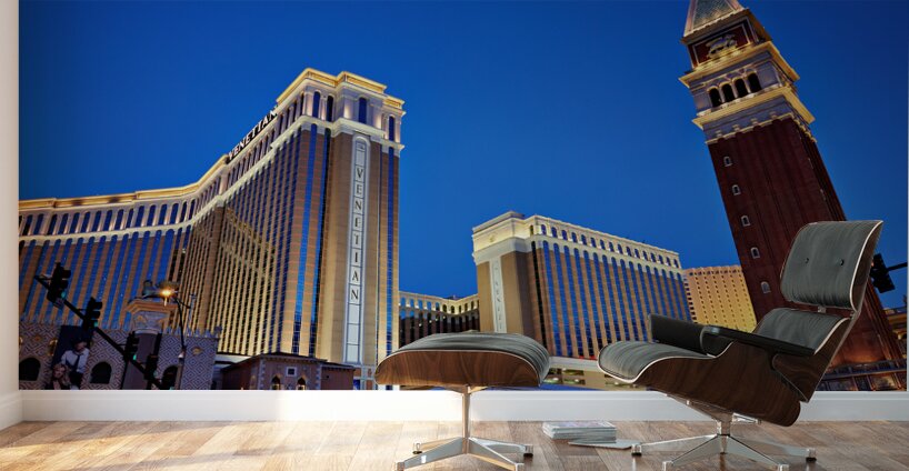 Venetian Hotel and Casino. Las Vegas Nevada USA Wall Murals