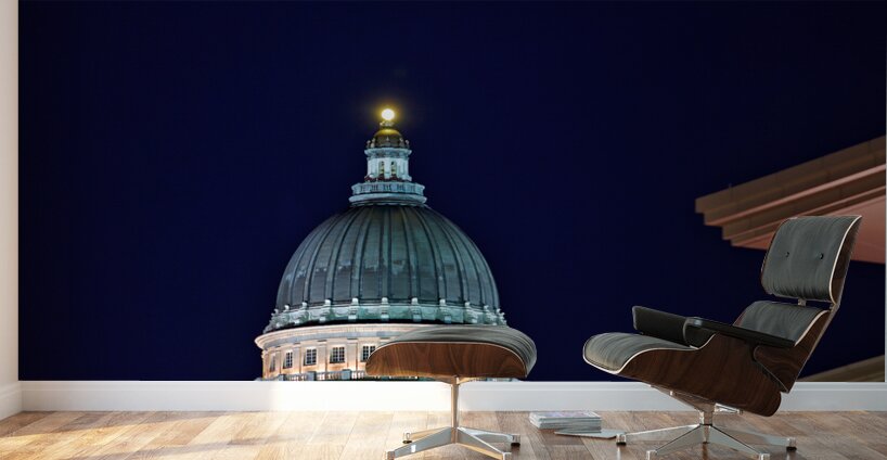 The Utah State Capitol house of government for the U.S. state of Utah. Wall Murals
