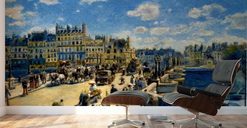 Auguste Renoir - Pont Neuf Paris - 1872 Wall Murals