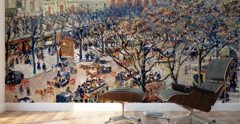 Inside the Library of Congress. The Reading Hall. Washington D.C. Wall Murals