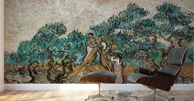 Vincent Van Gogh - The Olive Orchard - 1889 Wall Murals