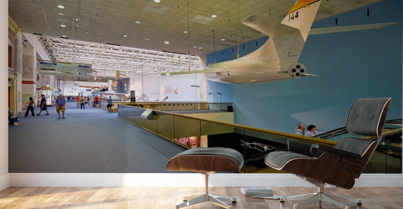 Inside the Smithsonian National Air and Space Museum. Washington D.C. Wall Murals