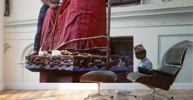 Nepal. Kathmandu. Wall Murals