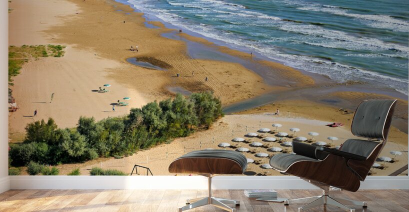 Vieste Gargano. Apulia Puglia Italy. The beach Wall Murals