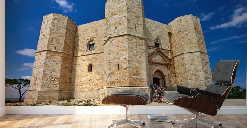 Apulia Puglia Italy. Castel del Monte Wall Murals
