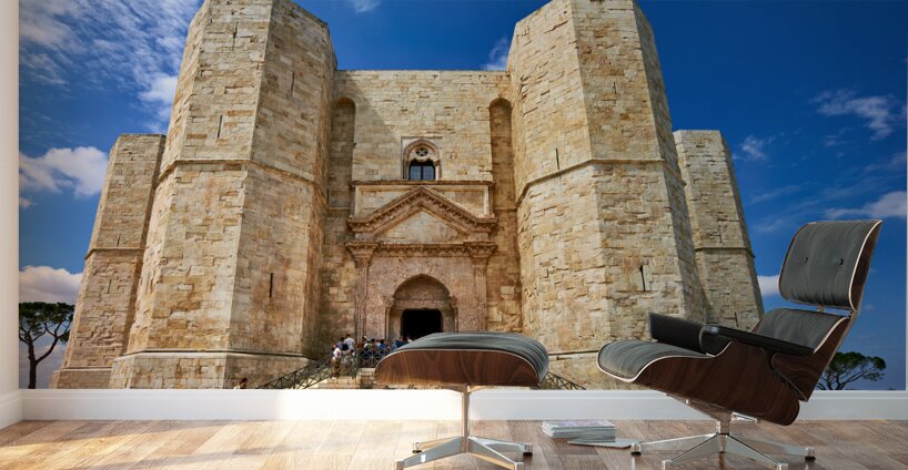 Apulia Puglia Italy. Castel del Monte Wall Murals