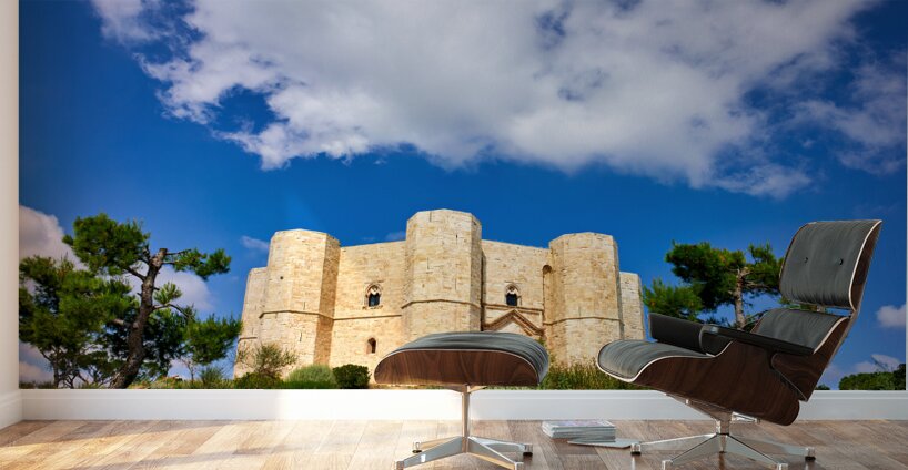 Apulia Puglia Italy. Castel del Monte Wall Murals