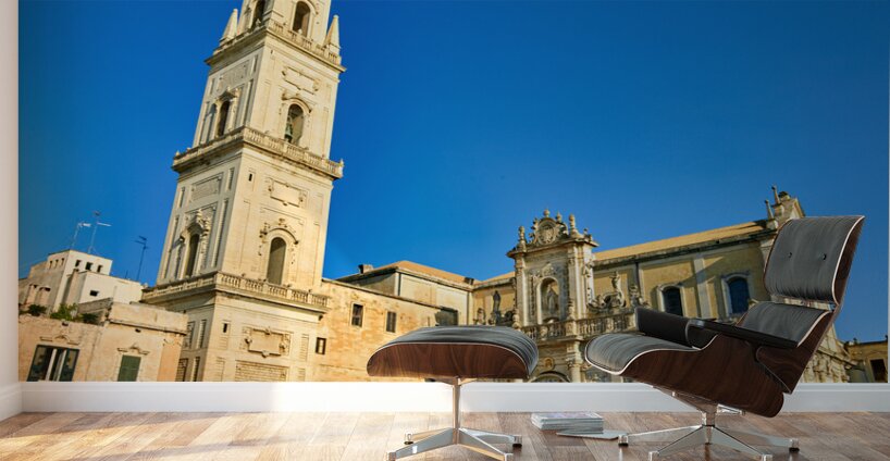 Apulia Puglia Salento Italy. Lecce. Cathedral Maria Santissima Assunta and Saint Orontius Wall Murals