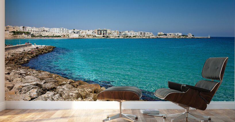 Apulia Puglia Salento. Italy. Otranto. The beach Wall Murals