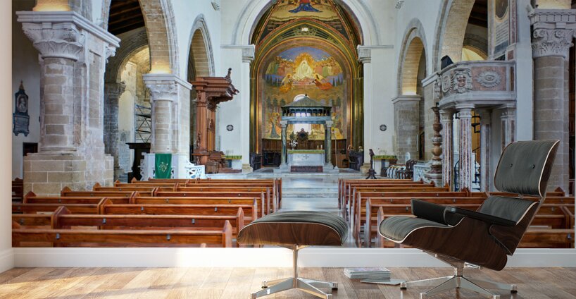 Salento. Apulia Puglia Italy. Nardò. The Cathedral Wall Murals