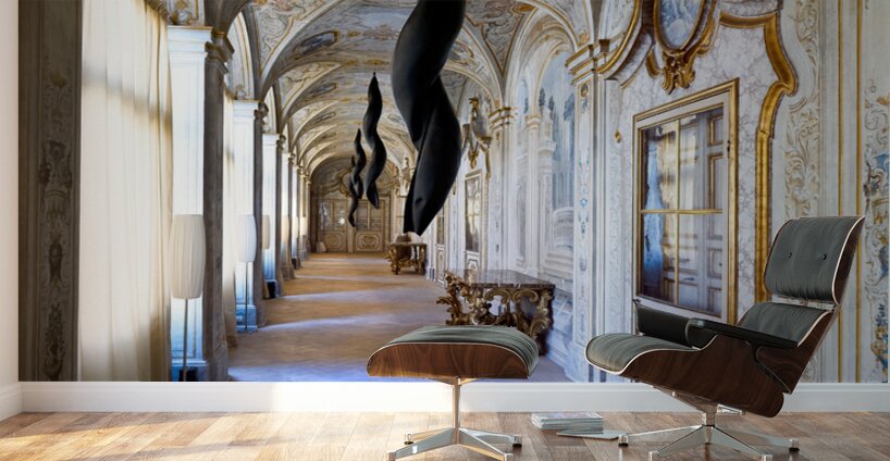 Spoleto Umbria Italy. Collicola Palace Art Gallery Wall Murals