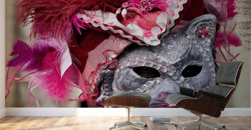 Venice Italy. The Carnival Wall Murals