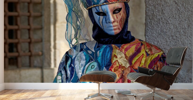 Venice Italy. The Carnival Wall Murals