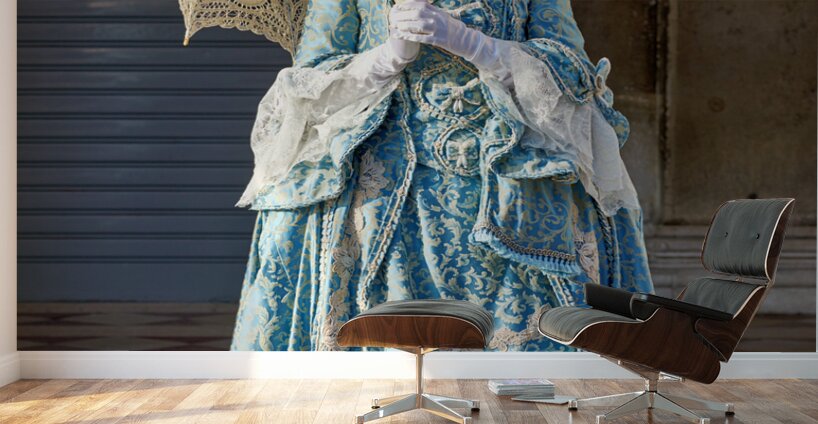 Venice Italy. The Carnival Wall Murals