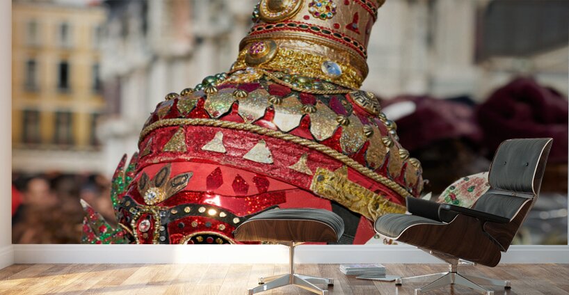 Venice Italy. The Carnival Wall Murals