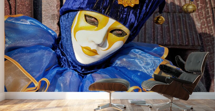 Venice Italy. The Carnival Wall Murals