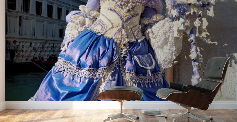 Venice Italy. The Carnival Wall Murals