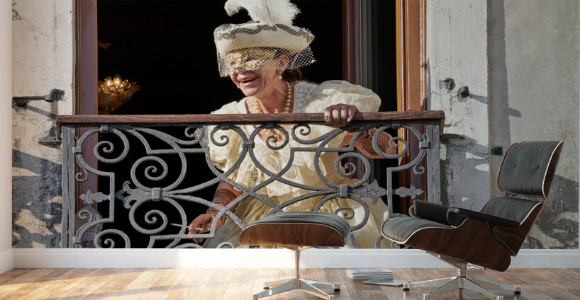 Venice Italy. The Carnival Wall Murals