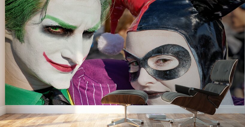 Venice Italy. The Carnival Wall Murals