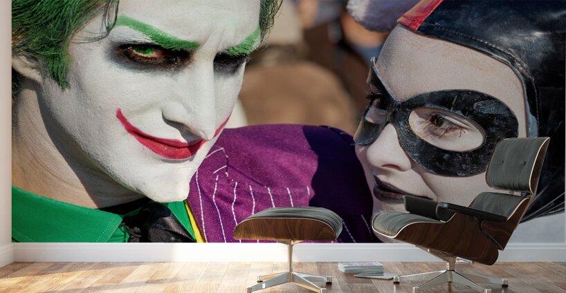 Venice Italy. The Carnival Wall Murals