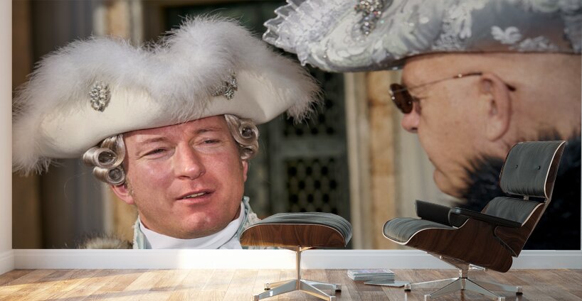 Venice Italy. The Carnival Wall Murals