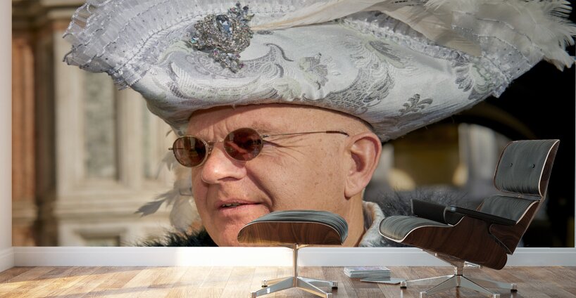 Venice Italy. The Carnival Wall Murals