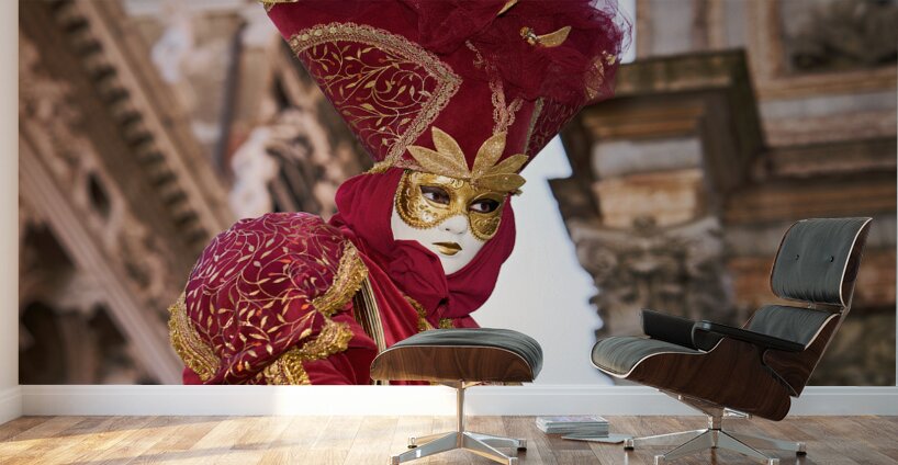 Venice Italy. The Carnival Wall Murals