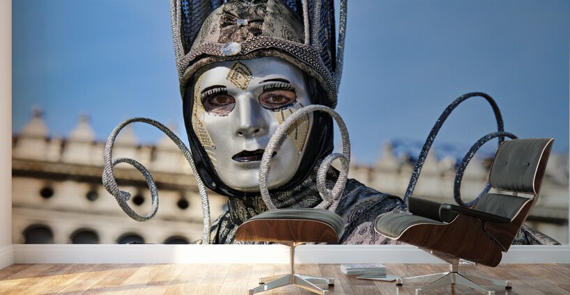 Venice Italy. The Carnival Wall Murals
