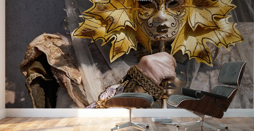 Venice Italy. The Carnival Wall Murals