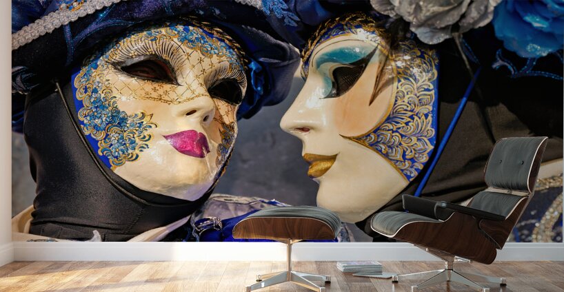 Venice Italy. The Carnival Wall Murals