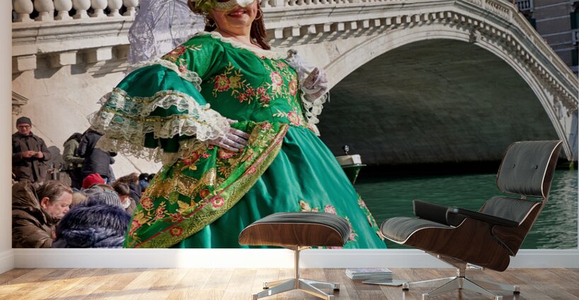 Venice Italy. The Carnival Wall Murals