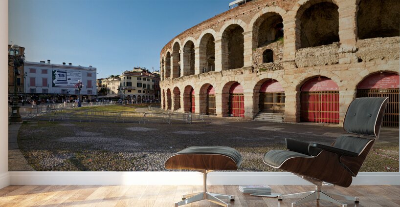 Verona Veneto Italy. The Verona Arena - Roman Amphitheatre Wall Murals