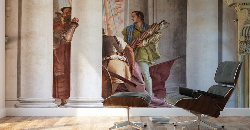 Vicenza Veneto Italy. The interiors of the Villa Valmarana ai Nani frescoed  by Giambattista and Giandomenico Tiepolo Wall Murals