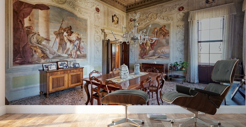 Vicenza Veneto Italy. The interiors of the Villa Valmarana ai Nani frescoed  by Giambattista and Giandomenico Tiepolo Wall Murals