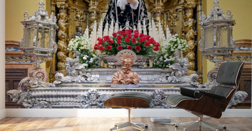 Zaragoza. Saragossa. Aragon. Spain. Iglesia de Santa Isabel de Portugal Wall Murals