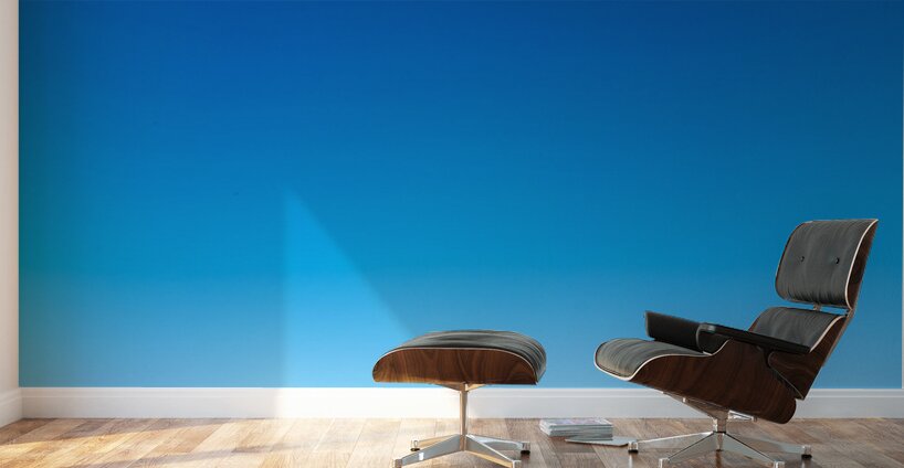 Uluru monolith under a clear blue sky. Wall Murals