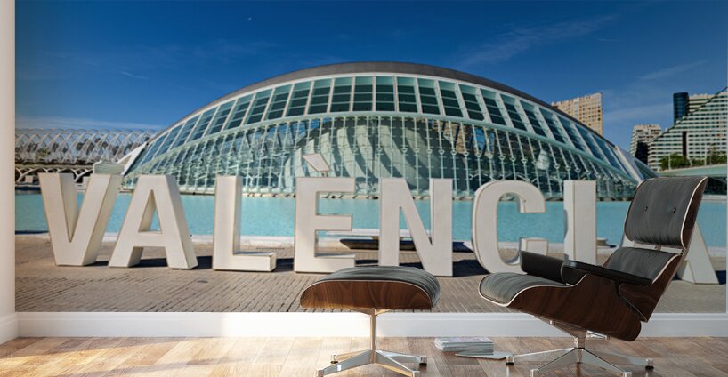 Visit Valencias City of Arts and Sciences near the Hemisfèric Wall Murals