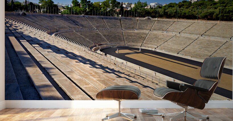 Panathenaic Stadium in Athens during a warm sunny day Wall Murals