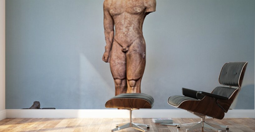 Statue of youth in National Archaeological Museum of Athens Gree Wall Murals