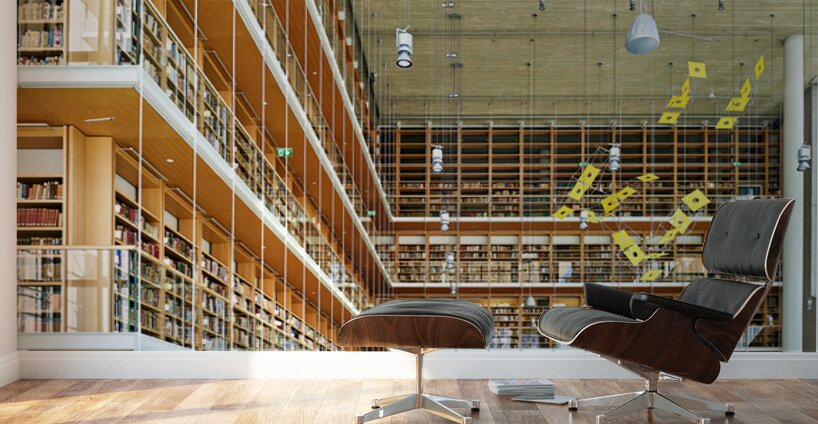 National library in stavros niarchos foundation cultural center Wall Murals