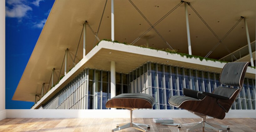 Stavros Niarchos Foundation Center showcases architecture in Ath Wall Murals