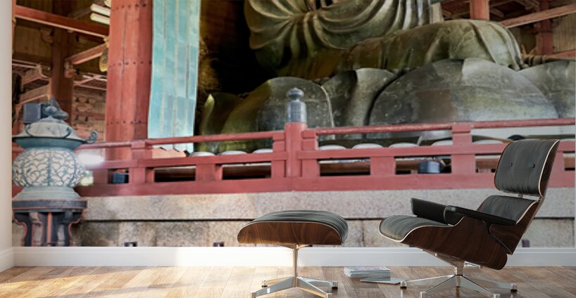 Great Buddha Hall at Todai ji temple in Nara Japan invites visi Wall Murals