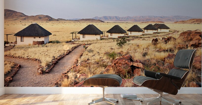 Lodging area in Namib Naukluft National Park in Namibia Wall Murals