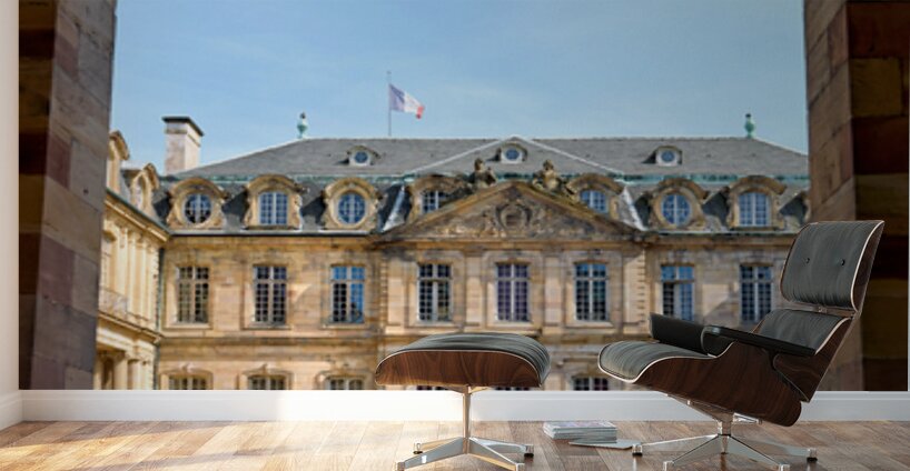 View of Palais Rohan from archway in Strasbourg Alsace France Wall Murals