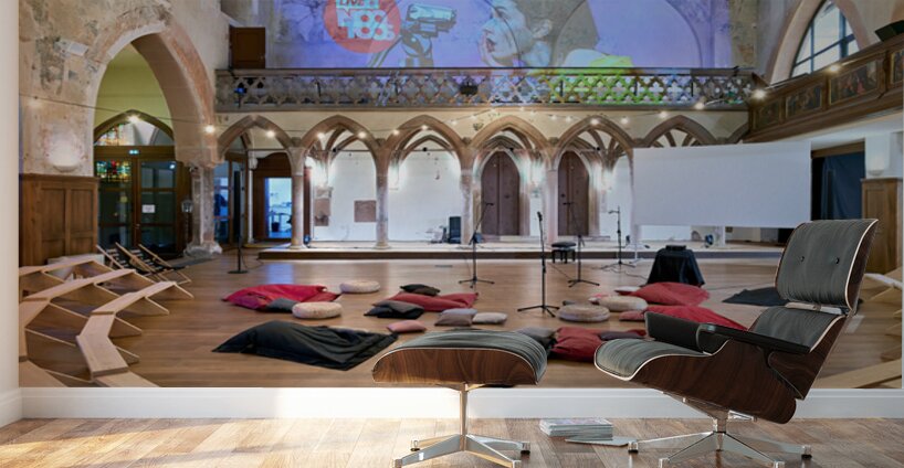 Community event at Saint Pierre le Vieux in Strasbourg Wall Murals